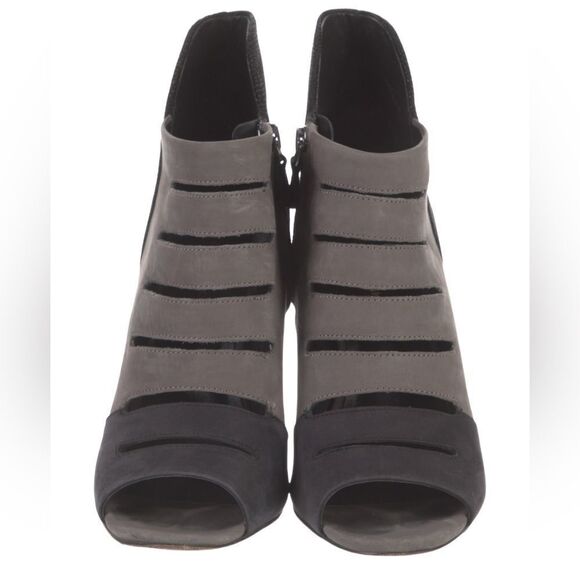 REBECCA MINKOFF Reagan Suede Cut out Stiletto Heels - Picture 3 of 10